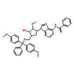 N-Benzoyl-5'-O-[bis(4-methoxyphenyl)phenylmethyl]-2'-O-methyl-adenosine