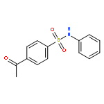 Benzenesulfonamide,4-acetyl-N-phenyl-