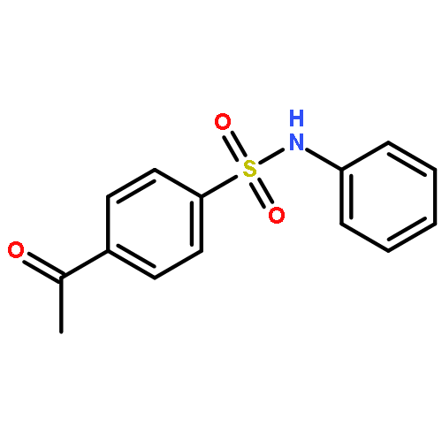 Benzenesulfonamide,4-acetyl-N-phenyl-