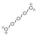 Benzene,1,4-bis[2-[4-[2-[3,5-bis(1,1-dimethylethyl)phenyl]ethenyl]phenyl]ethenyl]-