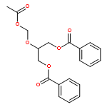 1,3-Propanediol,2-[(acetyloxy)methoxy]-, 1,3-dibenzoate