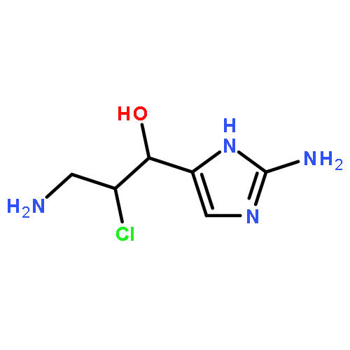 1H-Imidazole-5-methanol,2-amino-a-[(1S)-2-amino-1-chloroethyl]-, (aS)-