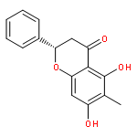 4H-1-Benzopyran-4-one,2,3-dihydro-5,7-dihydroxy-6-methyl-2-phenyl-, (2S)-