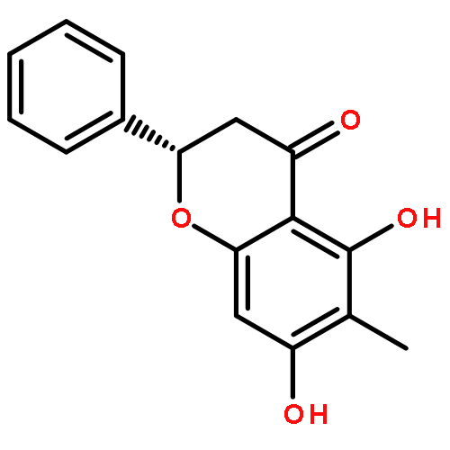 4H-1-Benzopyran-4-one,2,3-dihydro-5,7-dihydroxy-6-methyl-2-phenyl-, (2S)-