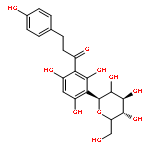 1-Propanone, 1-(3-b-D-glucopyranosyl-2,4,6-trihydroxyphenyl)-3-(4-hydroxyphenyl)-