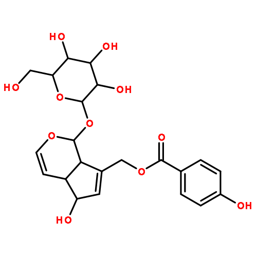 [(1s,4ar,5s,7as)-5-hydroxy-1-[(2s,3r,4s,5s,6r)-3,4,5-trihydroxy-6-(hydroxymethyl)oxan-2-yl]oxy-1,4a,5,7a-tetrahydrocyclopenta[c]pyran-7-yl]methyl 4-hydroxybenzoate