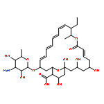 10,27-Dioxabicyclo[21.3.1]heptacosa-7,13,15,17,19-pentaene-24-carboxylicacid, 21-[(3-amino-3,6-dideoxy-b-D-mannopyranosyl)oxy]-12-ethyl-1,3,5,25-tetrahydroxy-11-methyl-9-oxo-,(1R,3S,5S,7E,11R,12S,13E,15E,17E,19E,21R,23S,24R,25S)-