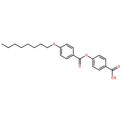 Benzoic acid, 4-(octyloxy)-, 4-carboxyphenyl ester