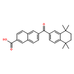 2-Naphthalenecarboxylicacid, 6-[(5,6,7,8-tetrahydro-5,5,8,8-tetramethyl-2-naphthalenyl)carbonyl]-