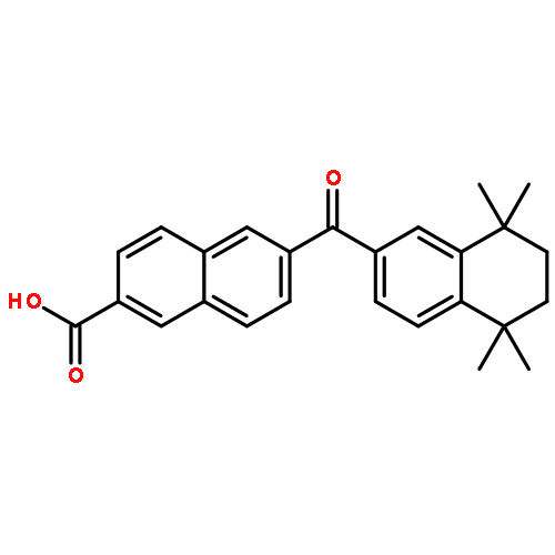 2-Naphthalenecarboxylicacid, 6-[(5,6,7,8-tetrahydro-5,5,8,8-tetramethyl-2-naphthalenyl)carbonyl]-