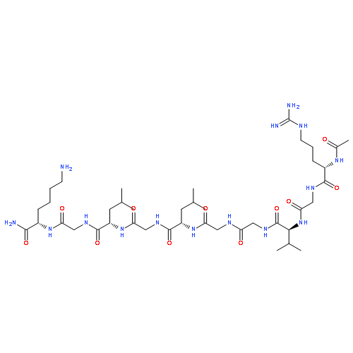 L-Lysinamide, N2-acetyl-L-arginylglycyl-L-valylglycylglycyl-L-leucylglycyl-L-leucylglycyl-