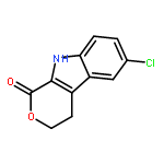 Pyrano[3,4-b]indol-1(3H)-one, 6-chloro-4,9-dihydro-