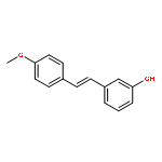 Phenol, 3-[(1E)-2-(4-methoxyphenyl)ethenyl]-