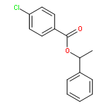 Benzoic acid, 4-chloro-, 1-phenylethyl ester