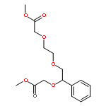 2,5,8,11-TETRAOXATRIDECAN-13-OIC ACID, 3-OXO-6-PHENYL-, METHYL ESTER