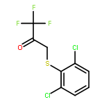 2-Propanone, 1-[(2,6-dichlorophenyl)thio]-3,3,3-trifluoro-