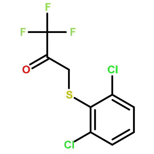 2-Propanone, 1-[(2,6-dichlorophenyl)thio]-3,3,3-trifluoro-