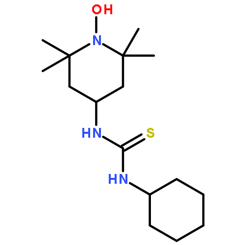 1-Piperidinyloxy, 4-[[(cyclohexylamino)thioxomethyl]amino]-2,2,6,6-tetramethyl-