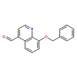 4-Quinolinecarboxaldehyde, 8-(phenylmethoxy)-