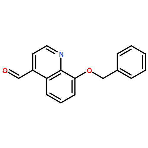 4-Quinolinecarboxaldehyde, 8-(phenylmethoxy)-