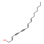 2,8,10-Heptadecatriene-4,6-diyn-1-ol,(2Z,8E,- 10E)-