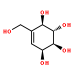 5-Cyclohexene-1,2,3,4-tetrol,5-(hydroxymethyl)-, (1S,2S,3S,4R)-