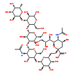 D-Glucose, O-(N-acetyl-a-neuraminosyl)-(2®6)-O-b-D-galactopyranosyl-(1®4)-O-2-(acetylamino)-2-deoxy-b-D-glucopyranosyl-(1®3)-O-b-D-galactopyranosyl-(1®4)-O-[6-deoxy-a-L-galactopyranosyl-(1®3)]-