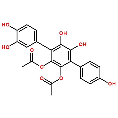 2',3'-diacetoxy-3,4,5',6',4''-pentahydroxy-p-terphenyl