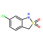 2,1-Benzisothiazole, 6-chloro-1,3-dihydro-, 2,2-dioxide