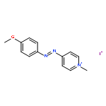 Pyridinium, 4-[(4-methoxyphenyl)azo]-1-methyl-, iodide