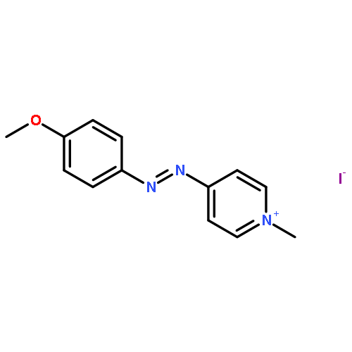 Pyridinium, 4-[(4-methoxyphenyl)azo]-1-methyl-, iodide