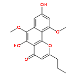 5,8-dihydroxy-6,10-dimethoxy-2-propyl-benzo[h]chromen-4-one