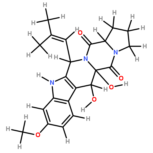 12,13-dihydroxyfumitremorgin C