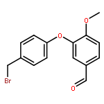 Benzaldehyde, 3-[4-(bromomethyl)phenoxy]-4-methoxy-