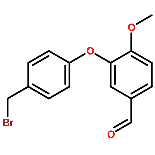 Benzaldehyde, 3-[4-(bromomethyl)phenoxy]-4-methoxy-