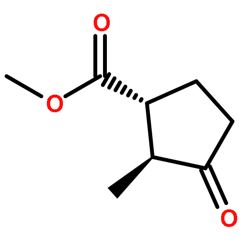 Cyclopentanecarboxylic acid, 2-methyl-3-oxo-, methyl ester, (1R-trans)-