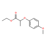 Propanoic acid, 2-(4-methoxyphenoxy)-, ethyl ester