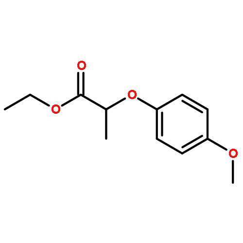 Propanoic acid, 2-(4-methoxyphenoxy)-, ethyl ester