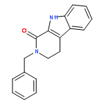 1H-Pyrido[3,4-b]indol-1-one, 2,3,4,9-tetrahydro-2-(phenylmethyl)-