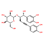 b-D-Glucopyranoside,(1R)-4-(3,4-dihydroxyphenyl)-1-[(R)-(3,4-dihydroxyphenyl)hydroxymethyl]-3-butyn-1-yl