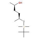 2-Hexanol, 5-[[(1,1-dimethylethyl)dimethylsilyl]oxy]-, (R*,S*)-(±)-