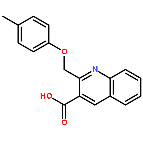 3-Quinolinecarboxylic acid, 2-[(4-methylphenoxy)methyl]-