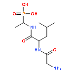 L-Leucinamide, glycyl-N-(1-phosphonoethyl)-