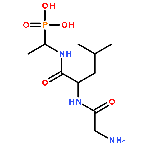 L-Leucinamide, glycyl-N-(1-phosphonoethyl)-