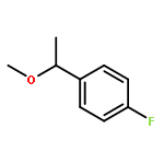 Benzene, 1-fluoro-4-(1-methoxyethyl)-