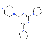 2-(Piperazin-1-yl)-4,6-di(pyrrolidin-1-yl)-1,3,5-triazine