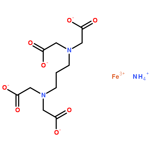 Ferrate(1-),[[N,N'-1,3-propanediylbis[N-[(carboxy-kO)methyl]glycinato-kN,kO]](4-)]-, ammonium (1:1), (OC-6-21)-