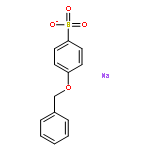 4-phenylmethoxybenzenesulfonic acid sodium salt