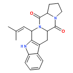 (5aS,12S,14aS)-12-(2-methylprop-1-enyl)-1,2,3,5a,6,11,12,14a-octahydro-5H,14H-pyrrolo[1'',2'':4',5']pyrazino[2',1':6,1]pyrido[3,4-b]indole-5,14-dione