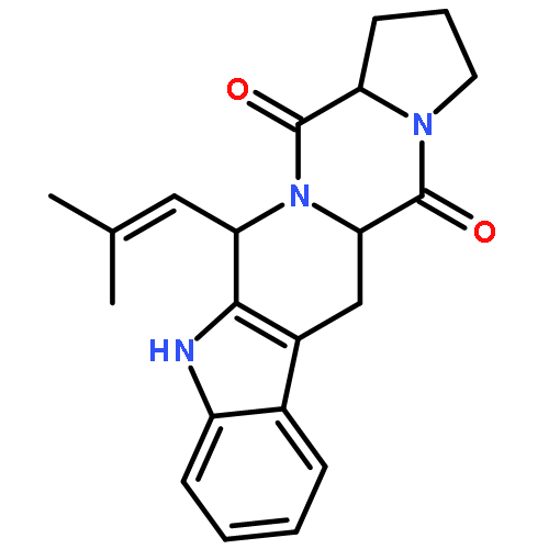 (5aS,12S,14aS)-12-(2-methylprop-1-enyl)-1,2,3,5a,6,11,12,14a-octahydro-5H,14H-pyrrolo[1'',2'':4',5']pyrazino[2',1':6,1]pyrido[3,4-b]indole-5,14-dione